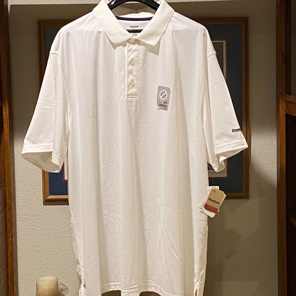 Reebok - Men's Golf Polo shirt - White - 3XL